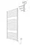 Електрична рушникосушарка HF Derby 1170x530 white matte 6.1.0404.06.WM, Білий матовий, універсальне (коннектор), Електронний - мініатюра 1