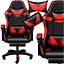 Кресло геймерское Care Life с подставкой для ног Red/Black (CF-301) - миниатюра 2