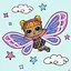 Картина по номерам "L.O.L. Surprise! O.M.G. Fairies Flutterstar" KHO1090, 40х40 см - миниатюра 1