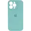 Чохол Epik Silicone Case Full Camera Protective (AA) для Apple iPhone 16 Pro (6.3) Бірюзовий/Marine Green - мініатюра 1