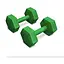 Гантели для фитнеса композитные Hop-Sport HS-C020DS 2х2кг зеленый - миниатюра 2