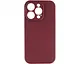 Чехол Silicone Case с защитой камеры Full Apple iPhone 13 Pro Rose red - миниатюра 1