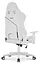 Компьютерное кресло Hell’s HC-2001 White-Black экокожа - миниатюра 5