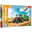 Пазл Trefl Сільгосптехніка: трактор з причепом 100 ел. (16494) - мініатюра 1