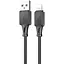 Кабель Hoco lightning Assistant силиконовый зарядный кабель для передачи данных X101 1 м 2.4A - миниатюра 1