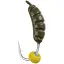 Мормышка вольфрамовая Viking Fishing Shrimp+bead 0.37g 7mm Olive+Y (5шт) - миниатюра 1