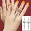 Набор детских часов тату Черные мини №2 black-tattoo-mini-set-2-3, 30 штук по 9,5*5,5 см - миниатюра 5