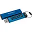 Флеш-накопичувач USB3.2 128GB Kingston IronKey Keypad 200 Type-A Blue (IKKP200/128GB) - мініатюра 1