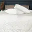 Літній постільний комплект MirSon Line Satin Premium Moko White Ecosilk Полуторний (2200010975154) - мініатюра 5