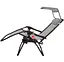 Раскладное садовое кресло шезлонг DMS GLS-120B Grey - миниатюра 2