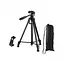 Универсальный штатив 3388 (50-137см) не съемная площадка + держатель + пульт (Черный) - миниатюра 6