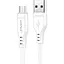 Кабель Acefast C3-09 USB to Micro 2.4A 1.2 м TPE TPE connectors білий - мініатюра 1