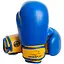 Дитячі рукавиці для  боксу Power Play PP 3004, Blue/Yellow - 8 унцій - мініатюра 1