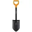 Лопата короткая Fiskars Solid, 80 см (1066715) - миниатюра 1