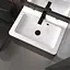 Раковина матова врізна Amidicon Passage 60 593x415 з литого каменю PASSAGE_60_MAT, Білий матовий - мініатюра 8