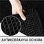 Килимок для ванної /туалету вафельний Lovely Svi - 50 x 80 см Чорний (217255) - мініатюра 2