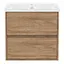 Тумба з умивальником Volle Teo 65 см дуб готланд 15-88-610Dr - мініатюра 2