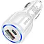 Автомобильное зарядное устройство No Brand CWa USB - Type-C QC 3.0 White (Н051038) - миниатюра 1