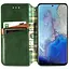 Шкіряний чохол-книжка GETMAN Cubic (PU) для Xiaomi Redmi Note 9 / Redmi 10X Зелений - мініатюра 2
