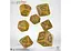 Набір кубиків Harry Potter. Hufflepuff Modern Dice Set - Yellow , 7 шт. (190142/2023/4/B) - мініатюра 2