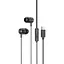 Навушники BOROFONE BM77 Type-C Delicious universal digital earphones with microphone Black - мініатюра 1