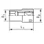 Головка торцевая Wurth 1/2" TX Е14 Zebra (071513214) - миниатюра 2