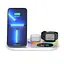 Зарядка Qi 4in1 wireless charger RGB/Clock XYJ A06 сумарно 30 W для Phone/Watch/Earphones - мініатюра 3
