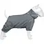 Дощовик для собак Waudog Clothes, водонепроникний, L55, В 77-79 см, С 50-55 см, сірий - мініатюра 1