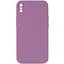 Чохол Epik Silicone Case Square Full Camera Protective AA No Logo для Apple iPhone XS Max 6.5 Ліловий/Lilac Pride - мініатюра 1