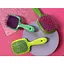 Щітка для волосся Janeke Superbrush small салатова з малиновим - мініатюра 3