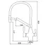 Змішувач для кухні Frap F4397-9 - мініатюра 6