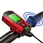 Вело фонарь + звонок + велокомпьютер AS0808 XPG+2LED(yellow)+COB(red) micro USB - миниатюра 2