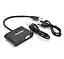 Конвертор-перехідник HDMI (тато) на VGA (мама) + HDMI (мама) + 3.5 мм VEGGIEG H-V500 25 см - мініатюра 1