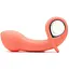 Анальный вибратор KisToy Klein Orange с надувающимся кончиком unisex диаметр 35-50 мм - миниатюра 2