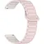 Ремешок DK CDK для Samsung Watch (R810 / R815) 42mm 20mm Silicone Shaped Magnetic (018822) (pink / ivory) - миниатюра 1