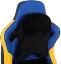 Геймерское кресло GT Racer синее с желтым (X-0724 Blue/Yellow) - миниатюра 13