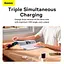 Зарядный сетевой адаптер БЖ Baseus Compact Charger 17 W 3 выхода USB (CCXJ020102) белый - миниатюра 6