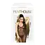 Платье в пол с люрексовой ниткой и стрингами Penthouse - Love on Fire Black L/XL - миниатюра 3