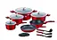 Набор посуды Edenberg EB-5612 15 предметов красный - миниатюра 2