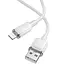 Дата кабель Borofone BU56 Succeed USB to Lightning 2.4A (1.2m) White - мініатюра 2