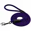 Поводок для собак Barksi Active 183х1.2 см из альпинистского шнура черно-фиолетовый - миниатюра 1