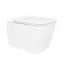 Унитаз подвесной Qtap Crow безободковый с сиденьем Soft-close QT05335171W, Белый - миниатюра 1