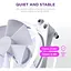 Вентилятор NZXT NZXT, F140RGB Duo - 140mm Dual-sided RGB Fan - Twin Pack (White) (RF-D14DF-W1) - мініатюра 6