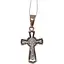 Золотий хрестик Tango Розп'яття Христа з емаллю. 250095Е - мініатюра 1