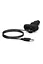 Анальная пробка B-Vibe Triplet 13.8 см (черный) - миниатюра 5