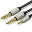 Аудіокабель UGREEN AV126 3.5mm TRS to Dual 6.35mm TS Audio Cable 2m (Gray)(UGR-10615) - мініатюра 1