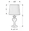 Настільна лампа Candellux 41-11749 BERKANE - мініатюра 3