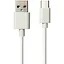 Кабель USB-папа Type C папа шнур провод белый 1 м Remax RC-006a - миниатюра 1