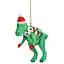 Прикраса ялинкова Handicraft Динозавр скло - мініатюра 2