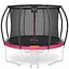Батут с внутренней сеткой 4FIZJO Premium 8FT 252 см 4FJ0603 Black/Pink (P-5907739314550) - миниатюра 6
